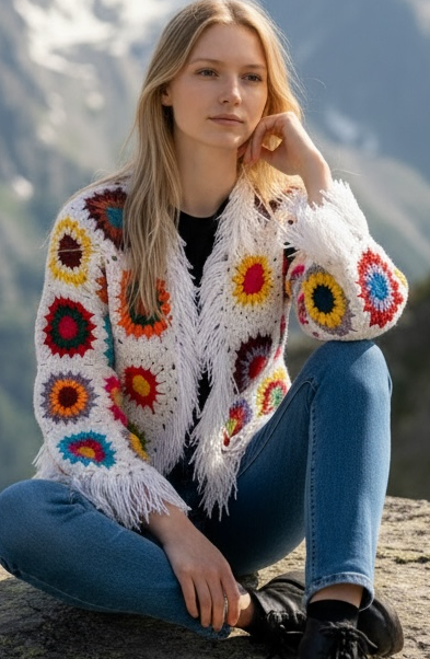 Multi Sunflower Jacket