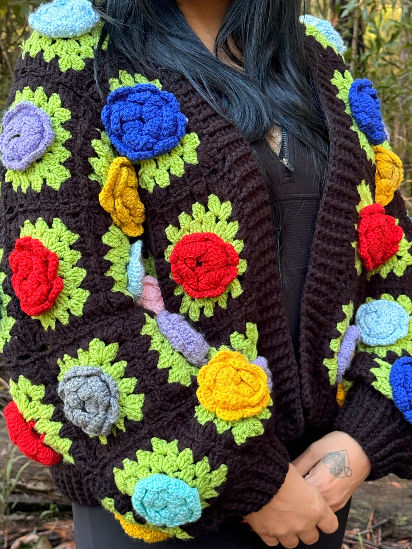 Mutil Rose Cardigan