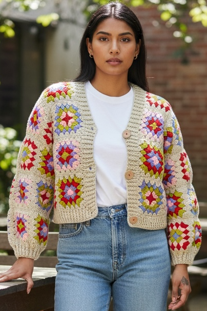 Retro Drip Sweater