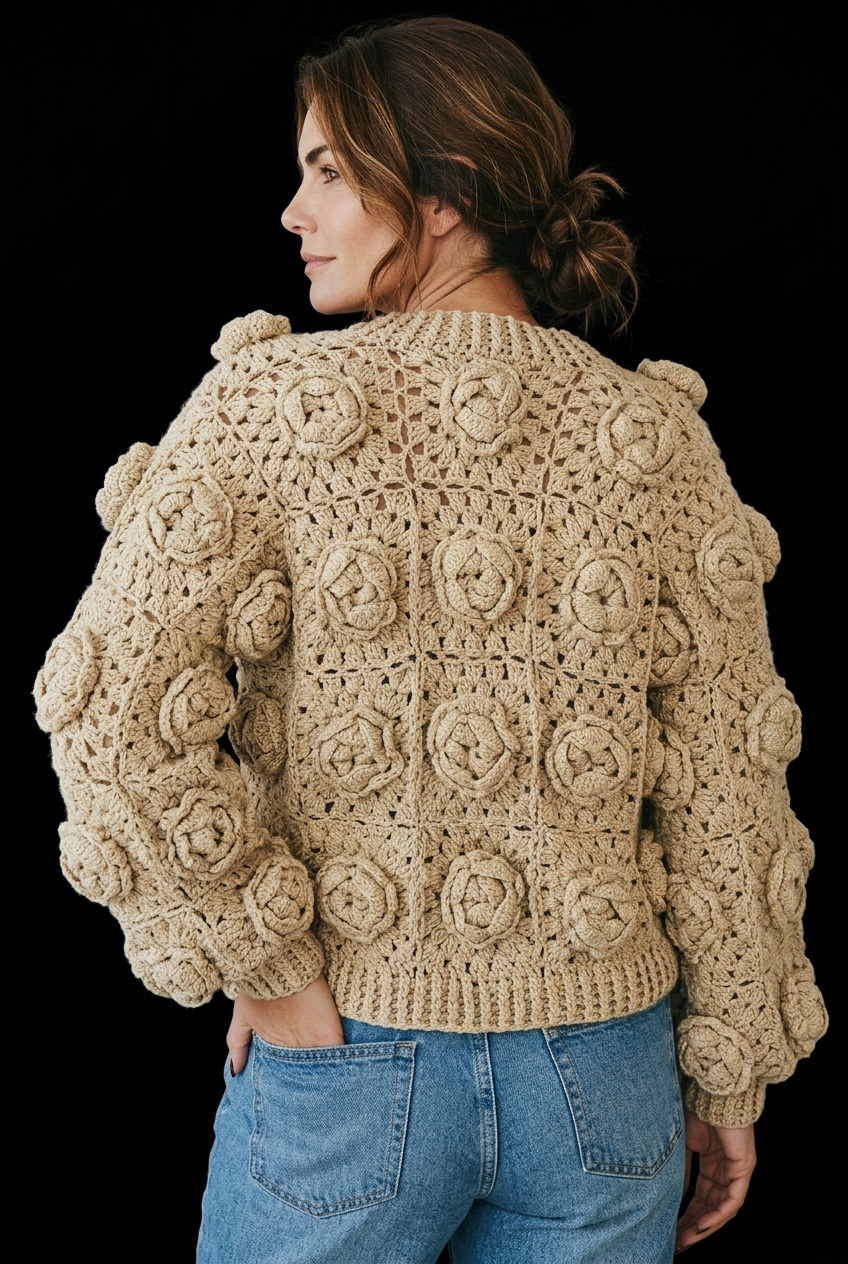 Soft Blossom Cardigan