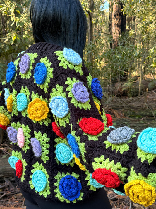 Mutil Rose Cardigan