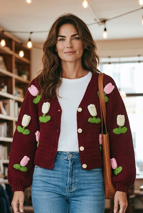 Petal Pop Cardigan